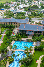 三亚崖州湾小区物业风景