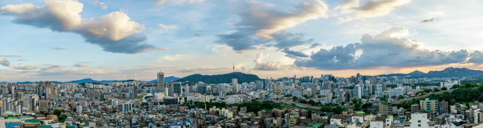 韩国首尔 城市全景
