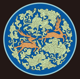 纹样-双鹿纹样