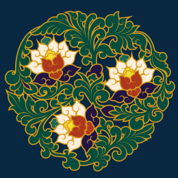 站酷纹样-宋代缠枝纹