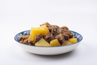 土豆烧鸭肉