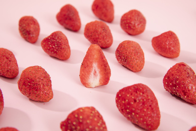 休闲零食冻干草莓