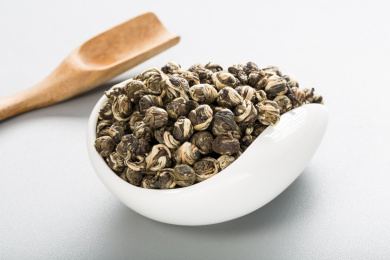 棚拍龙珠茉莉花茶