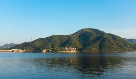 浙江省杭州市临安区青山湖景色