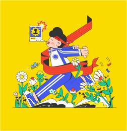 获得跑步第一名的学生