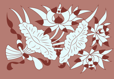 站酷纹样-宋-束莲纹