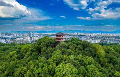中国浙江省绍兴市府山公园