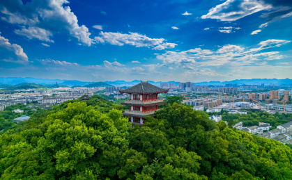 中国浙江省绍兴市府山公园