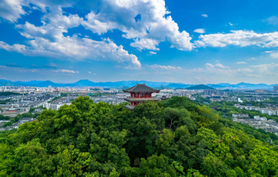 中国浙江省绍兴市府山公园