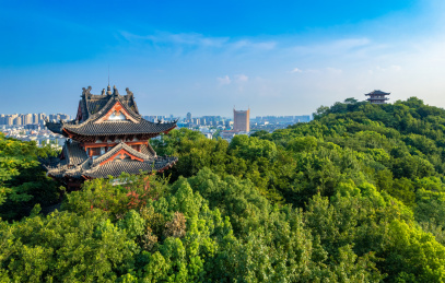 中国浙江省绍兴市府山公园