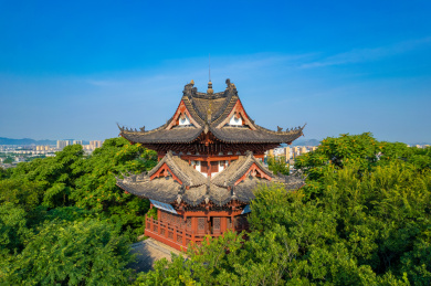 中国浙江省绍兴市府山公园