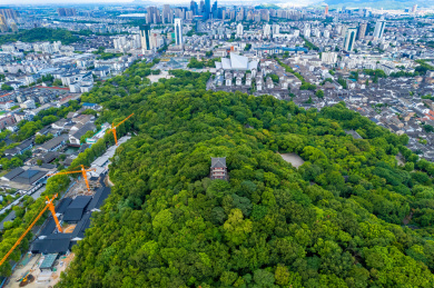 中国浙江省绍兴市府山公园