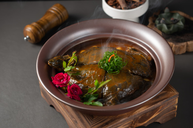 菌香黄焖甲鱼