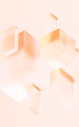 透明渐变玻璃背景3D渲染