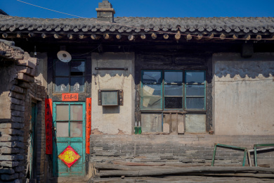 山西晋中平遥古城景区古代民居建筑