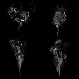 四个烟雾特效素材