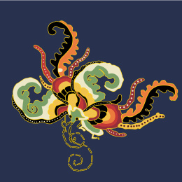 站酷纹样-中国传统服饰图案纹样刺绣蝴蝶