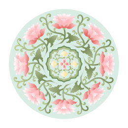 中国传统纹样缠枝花纹图案