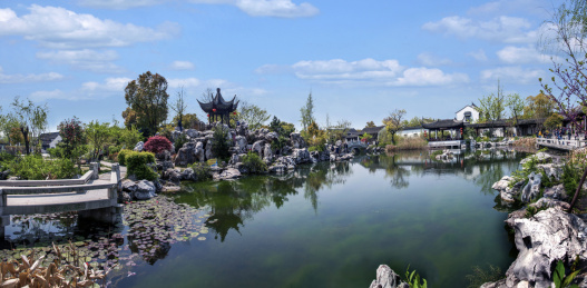 中国江苏苏州市甪直古镇江南文化园