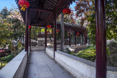 吴江市同里古镇退思园园林建筑