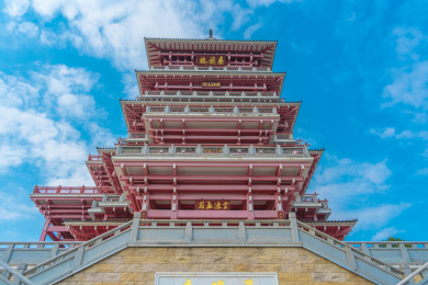 中国广东佛山展旗楼