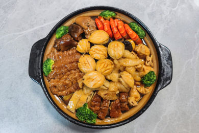 一盆美味的大盆菜