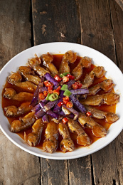 酱炖茄子小黄鱼