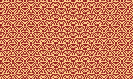 中国风祥云纹平铺背景