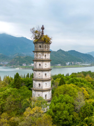 中国浙江杭州建德梅城南峰塔