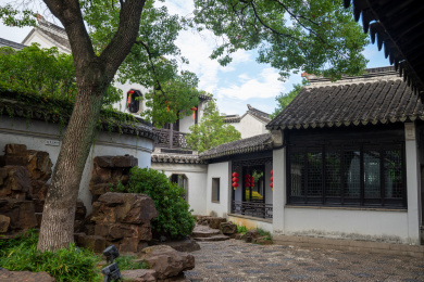 中国苏州园林的院落
