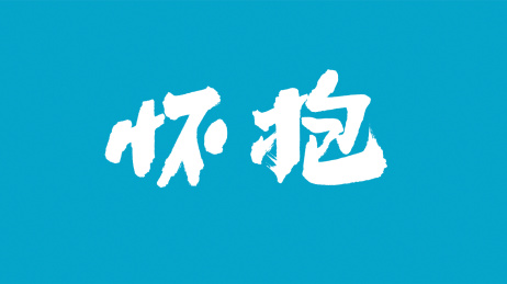 中国书法字体怀抱