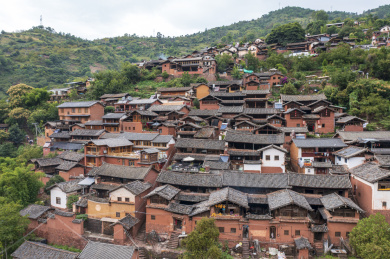 云南 大理 云龙县 诺邓古村景色
