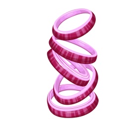 横截面紫洋葱通插图