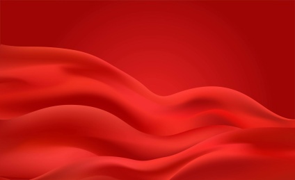 国庆节红色飘带节日背景插画海报