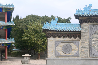 广东深圳赤湾天后宫 福泉泉井及照壁