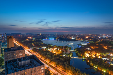 江苏张家港暨阳湖夜景