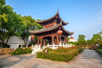 杭州临平塘栖御碑公园