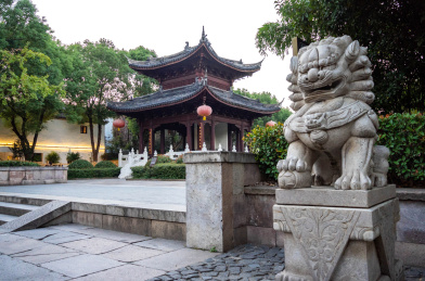 杭州临平塘栖御碑公园