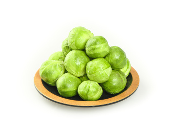 白底上的孢子甘蓝