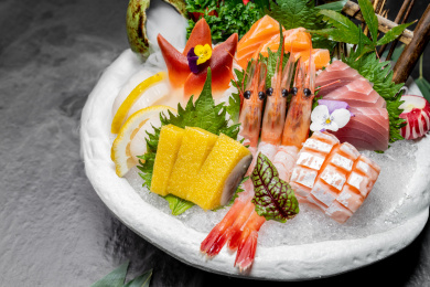 日本料理刺身拼盘