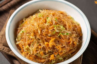 包菜炒粉丝