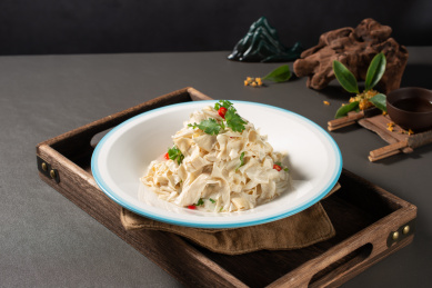 凉拌油豆皮