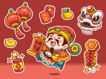 春节可爱财神