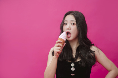 可爱的胖女孩
