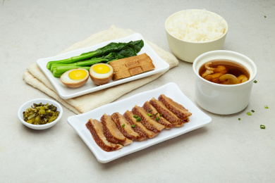 卤鹅肉饭套餐