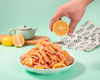 酸辣无骨鸡爪柠檬凤爪