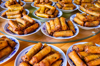 农村宴席上的徽菜菜品