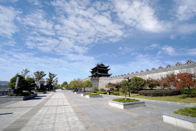 杭州市建德梅城古镇风光
