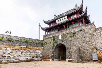 中国江苏苏州盘门景区风光