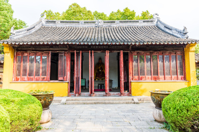 中国江苏苏州盘门景区风光